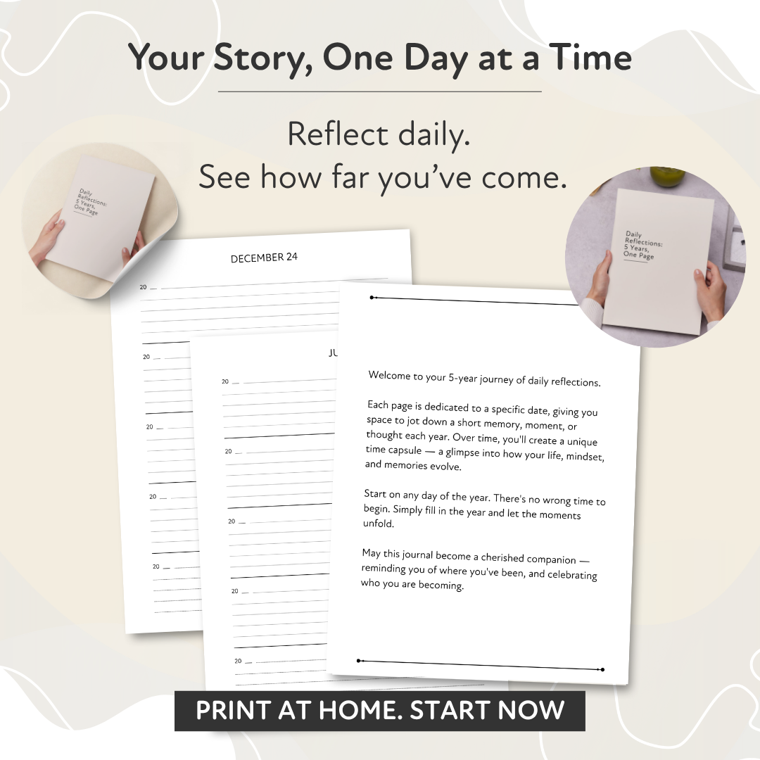 Daily Reflections: 5 Years, One Page