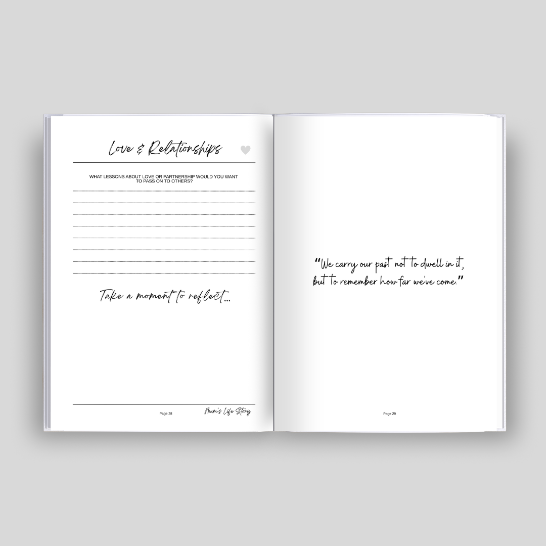 Mum's Life Story - A Guided Memory Journal