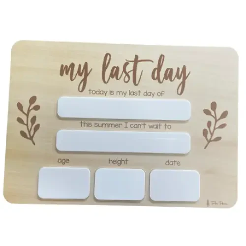 First Day of School Board - Whiteboard