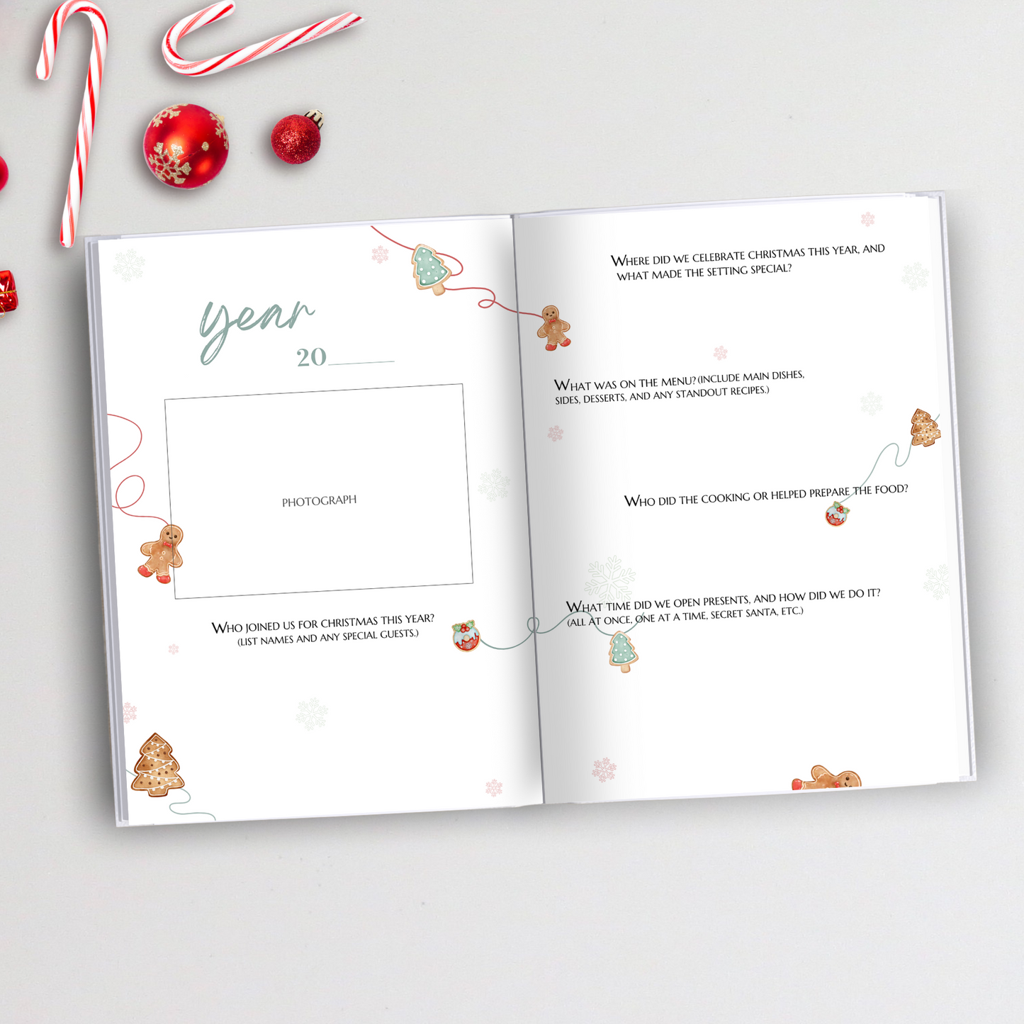 Christmas Yearbook | 12-Year Christmas Journal