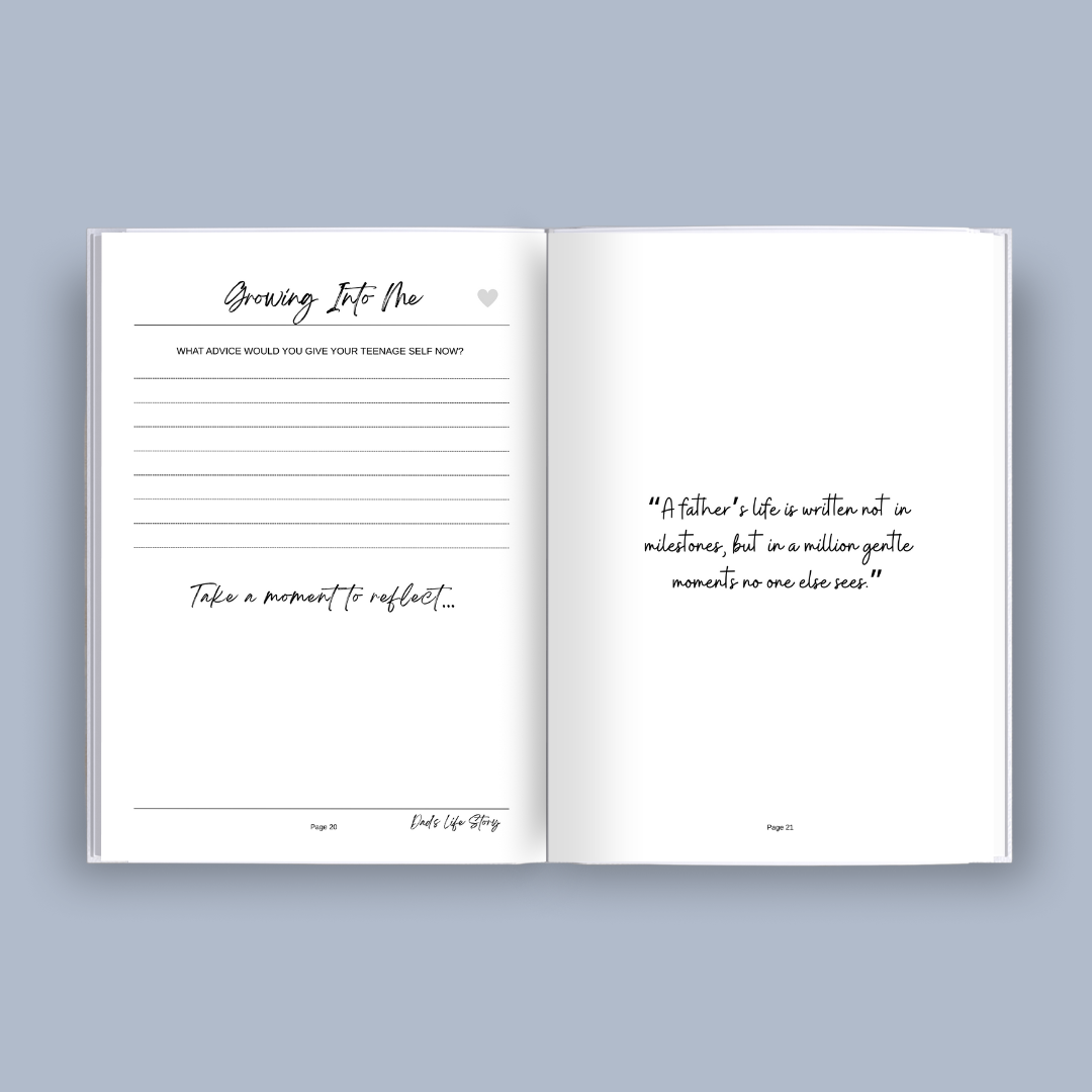 Dad's Life Story - A Guided Memory Journal