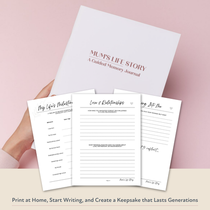 Mum's Life Story - A Guided Memory Journal