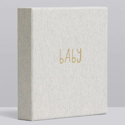Baby Journal - The First Year (grey boxed)