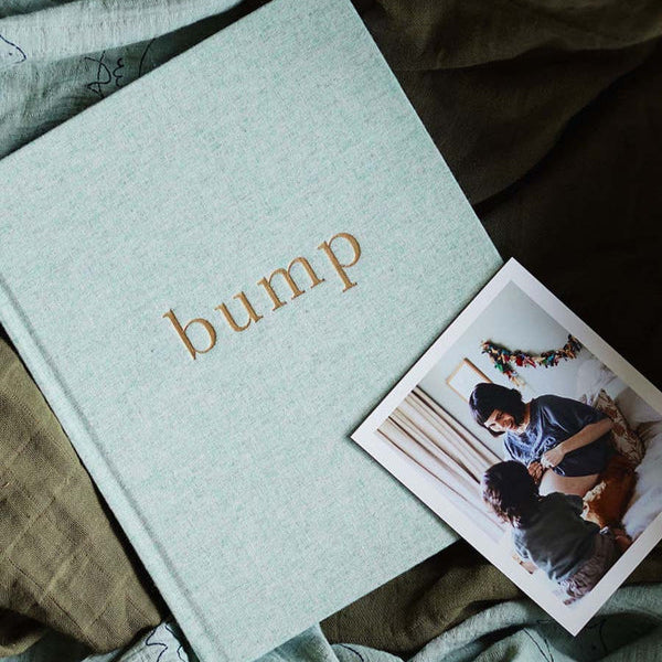 Bump Pregnancy Journal (seafoam green)