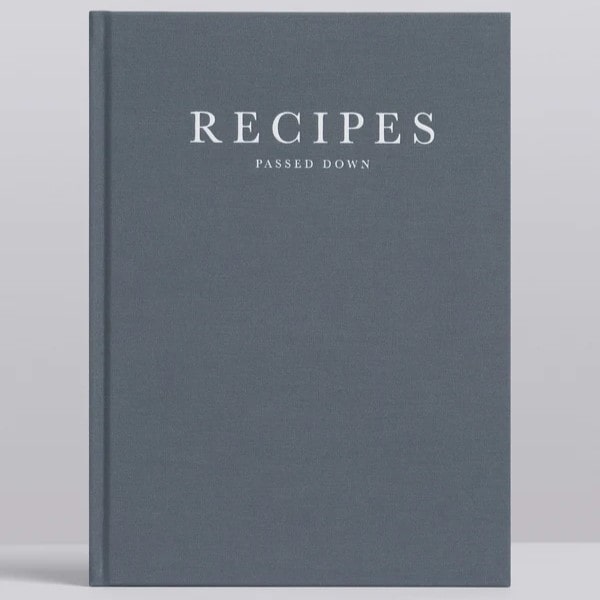 Recipe Journal - Recipes passed down (charcoal)