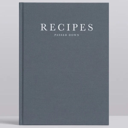 Recipe Journal - Recipes passed down (charcoal)