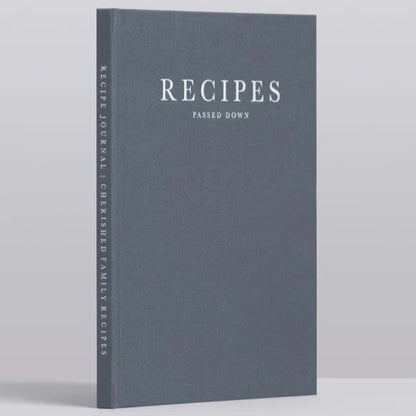 Recipe Journal - Recipes passed down (charcoal)