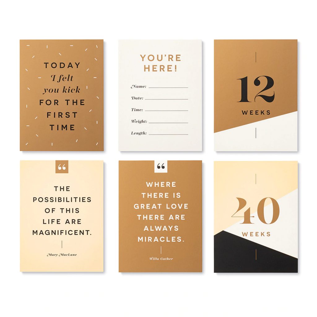 Pregnancy Milestone Cards