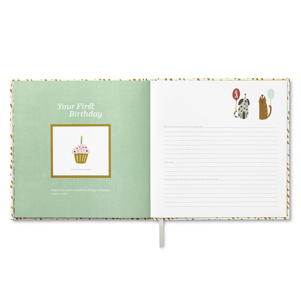 Baby Journal - First Year Baby Keepsake Book (Modern)