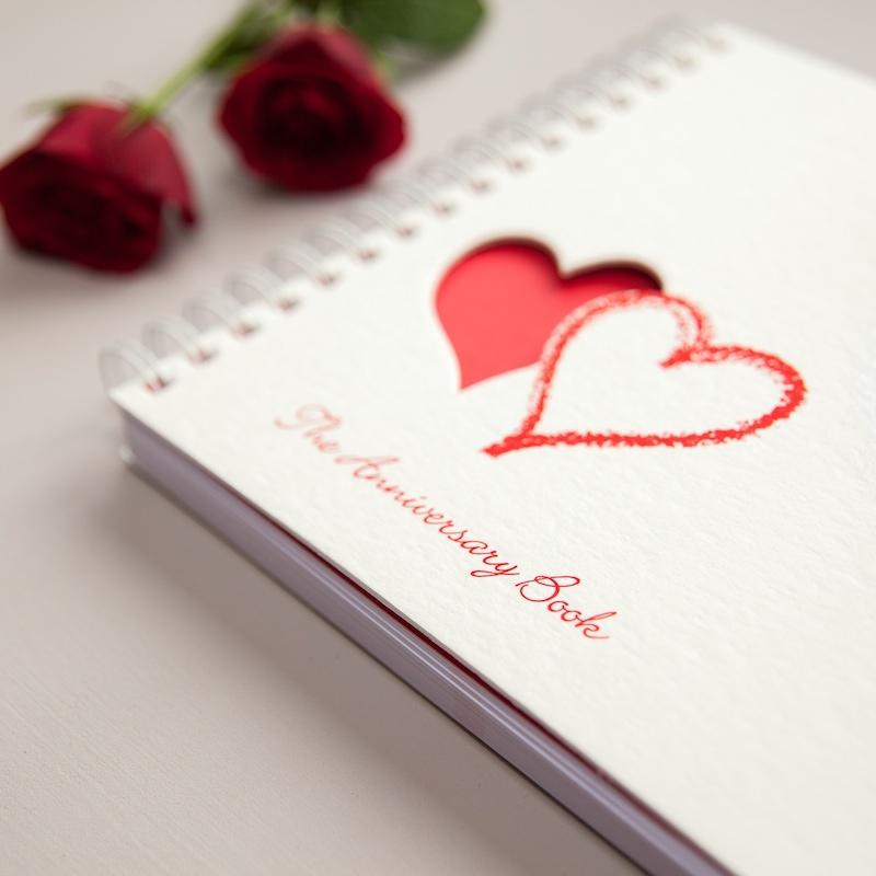 Wedding gift or for the first paper anniversary, to fill with wedding anniversary memories. 