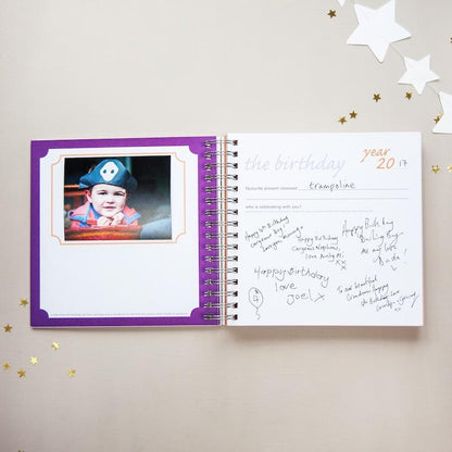 The Birthday Yearbook - My Memory Books